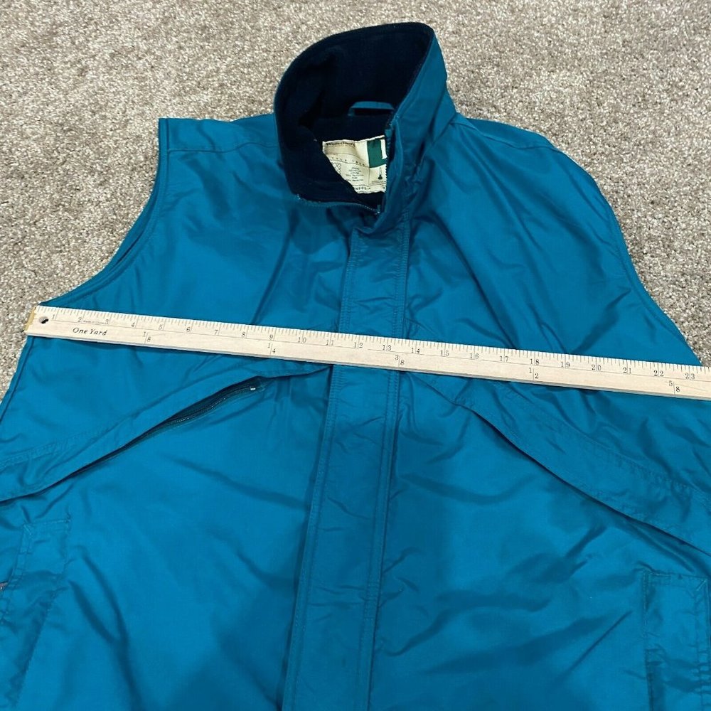 Vintage WearGuard Insulated Tear Resistant Style 1926 Vest Mens Large Teal Green - Picture 11 of 12